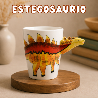 Taza de Dinosaurio 3D