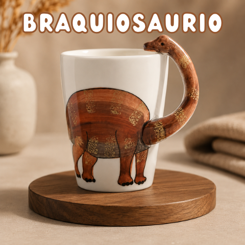 Taza de Dinosaurio 3D