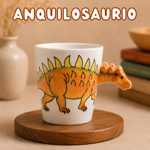 Taza de Dinosaurio 3D