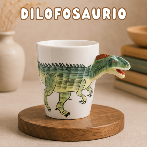 Taza de Dinosaurio 3D
