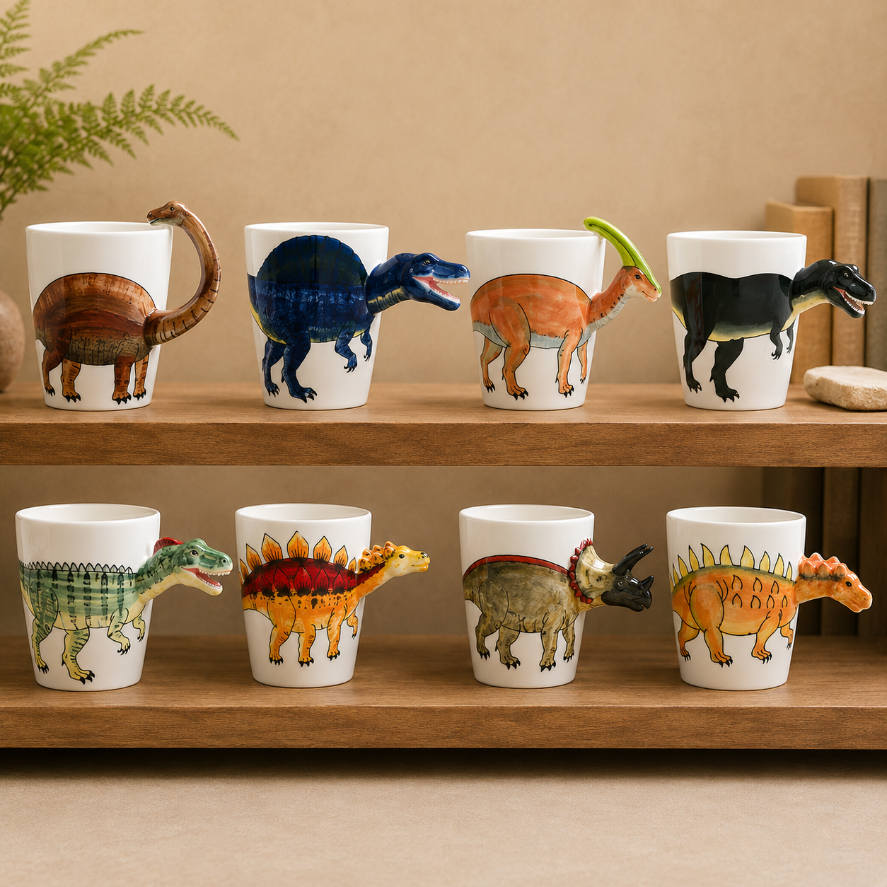 Taza de Dinosaurio 3D